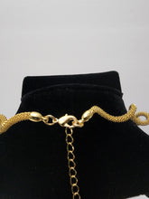 Load image into Gallery viewer, 18K ITALIAN GOLD PLATED SPIRAL CURL CORD NECKLACE