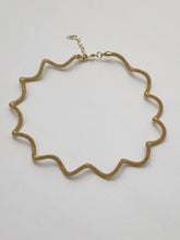 Load image into Gallery viewer, 18K ITALIAN GOLD PLATED SPIRAL CURL CORD NECKLACE