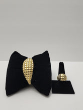 Load image into Gallery viewer, 18K ITALIAN GOLD PLATED BANGLE AND ADJUSTABLE RING