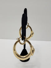 Load image into Gallery viewer, 18K ITALIAN GOLD PLATED CHUNKY HOOP EARRINGS