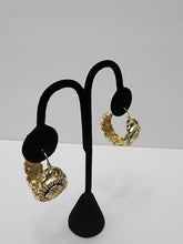 Load image into Gallery viewer, 18K ITALIAN GOLD PLATED HOOP EARRINGS