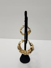 Load image into Gallery viewer, 18K ITALIAN GOLD PLATED HOOP EARRINGS