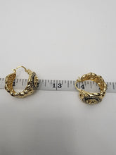 Load image into Gallery viewer, 18K ITALIAN GOLD PLATED HOOP EARRINGS