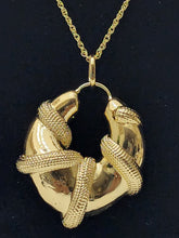 Load image into Gallery viewer, 18K GOLD PLATED EARRING, PENDANT & NECKLACE SET
