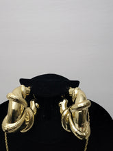 Load image into Gallery viewer, 18K GOLD PLATED EARRING, PENDANT & NECKLACE SET