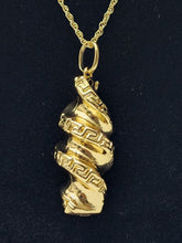 Load image into Gallery viewer, 18K BRAZILIAN GOLD PLATED EARRING, PENDANT & NECKLACE SET