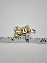 Load image into Gallery viewer, 18 K Italian Gold Plated Tinny Necklace & Small Teddy pendant