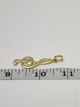 Load image into Gallery viewer, 18K ITALIAN GOLD PLATED MUSIC SIGN PENDANT