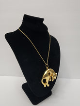 Load image into Gallery viewer, 18K ITALIAN GOLD PLATED WILD CAT PENDANT