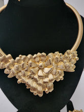 Load image into Gallery viewer, 18K GOLD PLATED EARRING, PENDANT & NECKLACE , PARTY SET