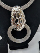 Load image into Gallery viewer, 18K BRAZILIAN WHITE GOLD PLATED PARTY SET