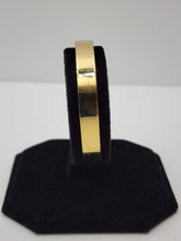 Load image into Gallery viewer, 18K GOLD PLATED STAINLESS STEEL ROMAN NUMERAL BANGLE