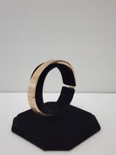 Load image into Gallery viewer, 18K ROSE GOLD PLATED STAINLESS STEEL SMALL ROMAN NUMERIAL BANGLE