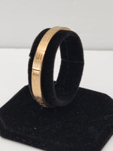 Load image into Gallery viewer, 18K ROSE GOLD PLATED STAINLESS STEEL SMALL G BANGLE