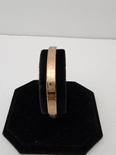 Load image into Gallery viewer, 18K ROSE GOLD PLATED STAINLESS STEEL SMALL BANGLE