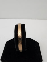 Load image into Gallery viewer, 18K ROSE GOLD PLATED STAINLESS STEEL SMALL BANGLE