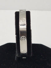Load image into Gallery viewer, 18K ITALIAN WHITE GOLD PLATED  BANGLE