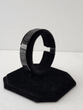 Load image into Gallery viewer, 18K ITALIAN BLACK GOLD PLATED + BANGLE