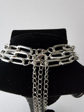 Load image into Gallery viewer, SLIVER 3 LAYER LOCK AND KEY NECKLACE