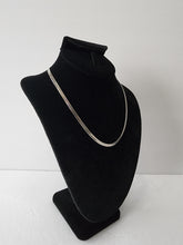 Load image into Gallery viewer, 18K ITALIAN WHITE GOLD PLATED SMOOTH NECKLACE