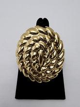 Load image into Gallery viewer, 18K BRAZILIAN GOLD PLATED CHUNKY EARRING, PENDANT & NECKLACE, PARTY SET