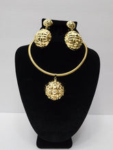 Load image into Gallery viewer, 18K GOLD PLATED EARRING, PENDANT & NECKLACE SET