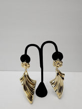 Load image into Gallery viewer, 18K ITALIAN GOLD PLATED DROP/DANGLING EARRINGS