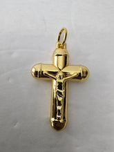 Load image into Gallery viewer, 18K ITALIAN GOLD PLATED CROSS PENDANT