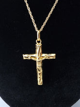 Load image into Gallery viewer, 18K ITALIAN GOLD PLATED CROSS PENDANT