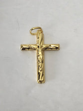 Load image into Gallery viewer, 18K ITALIAN GOLD PLATED CROSS PENDANT