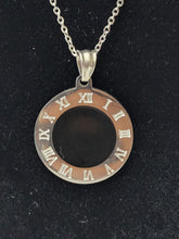 Load image into Gallery viewer, 18K STAINLESS STEEL SLIVER NECKLACE, PENDANT, & EARRING SET