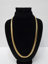 Load image into Gallery viewer, 18K ITALIAN GOLD PLATED THICK HERRINGBONE NECKLACE