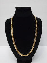 Load image into Gallery viewer, 18K ITALIAN GOLD PLATED THICK HERRINGBONE NECKLACE