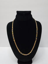 Load image into Gallery viewer, 18K ITALIAN GOLD PLATED 3 TONE MESH AND LINK NECKLACE