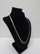 Load image into Gallery viewer, 18K ITALIAN GOLD PLATED 3 TONE MESH AND LINK NECKLACE