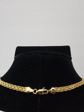 Load image into Gallery viewer, 18K ITALIAN GOLD PLATED BOLD CHUNKY RAZOR AND CHAIN NECKLACE