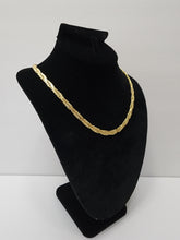 Load image into Gallery viewer, 18K ITALIAN GOLD PLATED BOLD CHUNKY  FLAT TWISTED NECKLACE