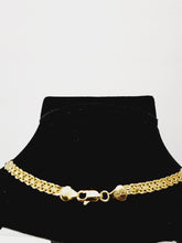 Load image into Gallery viewer, 18K ITALIAN GOLD PLATED BOLD CHUNKY RAZOR AND CHAIN NECKLACE