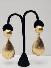 Load image into Gallery viewer, 18K ITALIAN GOLD PLATED CHUNKY DROP EARRINGS