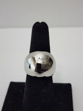 Load image into Gallery viewer, 18K ITALIAN WHITE GOLD PLATED BOLD ADJUSTABLE RING