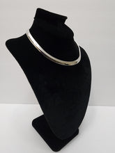 Load image into Gallery viewer, 18K WHITE GOLD PLATED BOLD CHOKER CORD NECKLACE