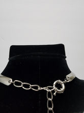 Load image into Gallery viewer, 18K WHITE GOLD PLATED BOLD CHOKER CORD NECKLACE