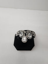 Load image into Gallery viewer, 18K ITALIAN WHITE GOLD PLATED CZ PARTY SET