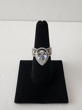 Load image into Gallery viewer, 18K ITALIAN WHITE GOLD PLATED CZ PARTY SET