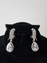 Load image into Gallery viewer, 18K ITALIAN WHITE GOLD PLATED CZ PARTY SET