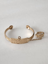Load image into Gallery viewer, 18K GOLD PLATED BABY ADJUSTABLE BANGLE & RING