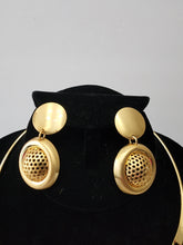 Load image into Gallery viewer, 18k BRAZILIAN GOLD PLATED PARTY SET