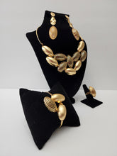 Load image into Gallery viewer, 18k BRAZILIAN GOLD PLATED PARTY SET