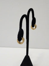 Load image into Gallery viewer, 18K GOLD PLATED STAINLESS STEEL HUGGIE HOOPEARRINGS