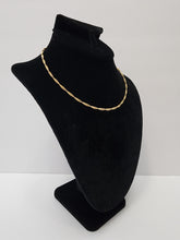Load image into Gallery viewer, 18K BRAZILIAN GOLD PLATED TWISTED CORD NECKLACE